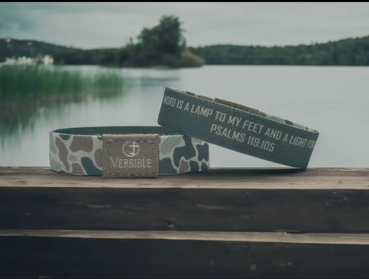 Classic Camo / Psalm 119:105 Wristband