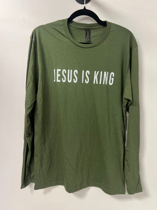 Jesus is King Long Sleeve Tee